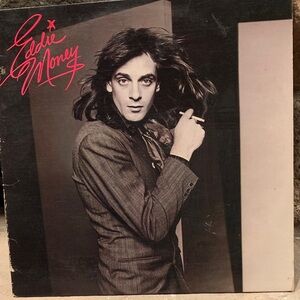 Eddie Money Vinyl Record - Black Cover